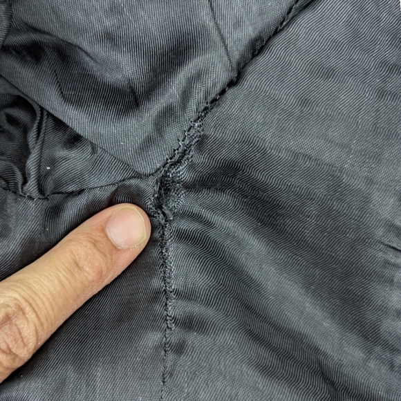 Vintage Leather Bomber Jacket Mens Sz M Aviator Flight Jacket 80s 90s Black - Picture 14 of 15